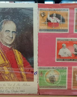 Francobolli Storici del Papa - Paraguay
