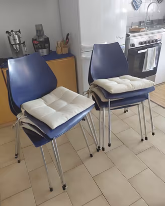 set di 6 sedie MAUI di Kartell origami Vico Magist