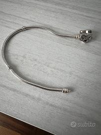 Bracciale pandora chiusura cuore family
