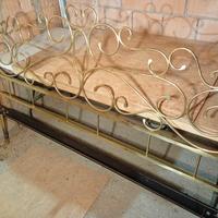 letto matrimoniale ottone anni 60