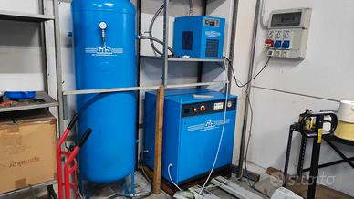 compressore + serbatoio + essicatore