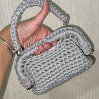 Clutch Grigio ghiaccio