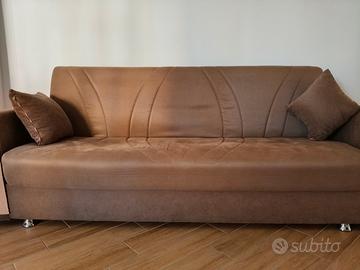 Divano Dahlia 3 posti  con contenitore e  letto