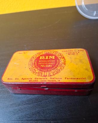 scatola latta Rim vintage 