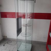 Vetrinetta con piatti girevoli per casa o negozio