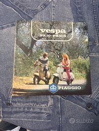 Vespa pk prima serie depliant originale
