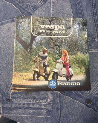 Vespa pk prima serie depliant originale