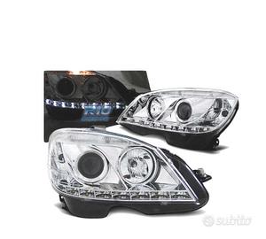 FARI LUCE DIURNA MERCEDES W204 07-10 CROMATO H7