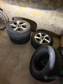 Treno gomme  invernali  completo per bmw x1 bmw