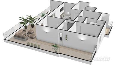 Attico panoramico con terrazza