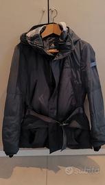 Piumino d'oca colore grigio. Modello hurricane.15A