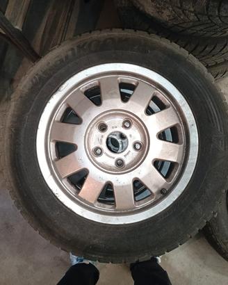 Cerchi audi 15 pollici e  gomme Hankook