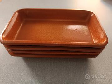4 pirofile in terracotta da forno Piral