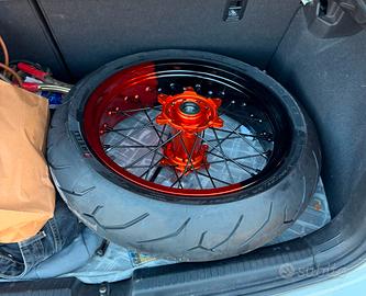 Cerchi motard Ktm exc,exc-f/sx,sx-f da125cc in su