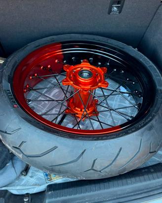 Cerchi motard Ktm exc,exc-f/sx,sx-f da125cc in su