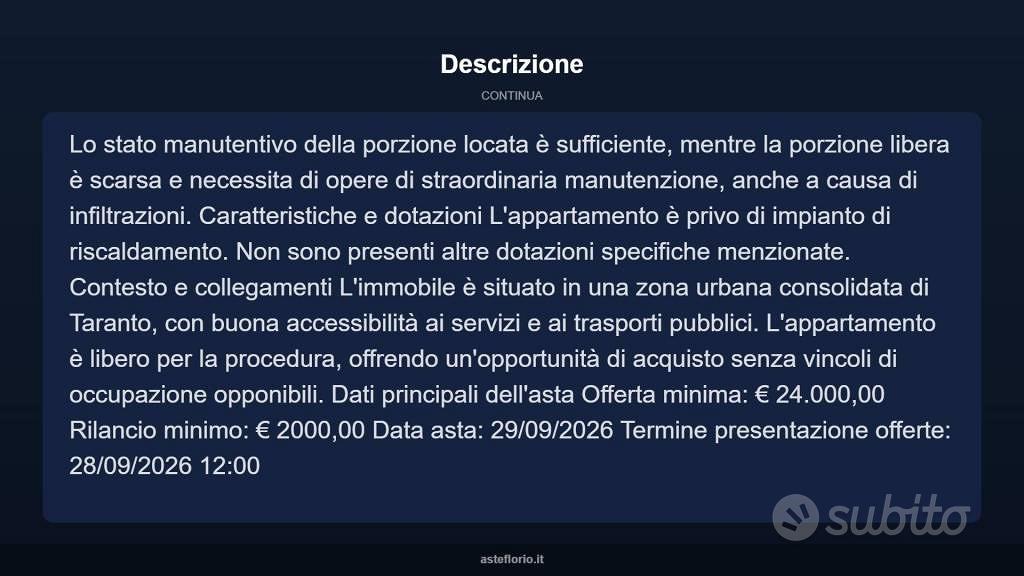 Appartamento – Taranto - Vista 4