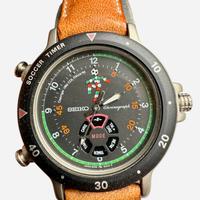 Raro Seiko Italia '90 Soccer Timer 8M32 - Full Set