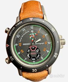 Raro Seiko Italia '90 Soccer Timer 8M32 - Full Set