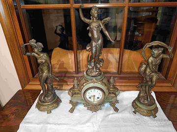 TRITTICO BRONZEO ERNEST JUSTIN FERRAND