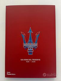 FOLDER FILATELICO MASERATI 100° ANNIVERSARIO