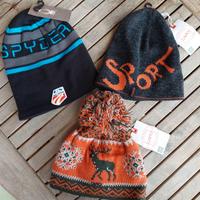 Set 3 cappelli nuovi sci e montagna