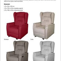 Poltrona Recliner Elettrica con doppia imbottitura