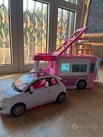 Camper di barbie+ 500 di barbie