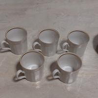 Set da 6 tazze da caffè in porcellana