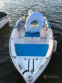 Barca open più motore e carrello stradale