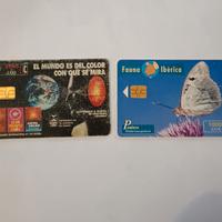 n°2 carte telefoniche Spagna 