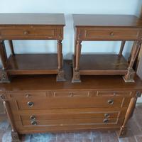 Trittico stile impero e mobili stile inglese navy