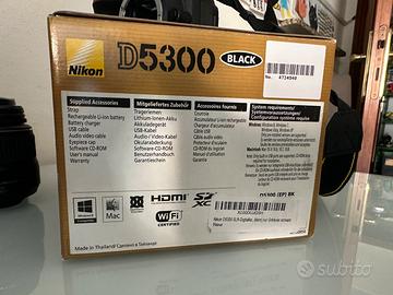 Nikon D5300 con 18-55mm + obbiettivo Tamron 70-300