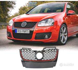 GRIGLIA VOLKSWAGEN VW GOLF 5 LOOK GTI NERA ROSSA