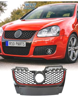 GRIGLIA VOLKSWAGEN VW GOLF 5 LOOK GTI NERA ROSSA