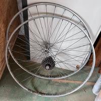 Ruote bici strada tipo eroica per tubolari