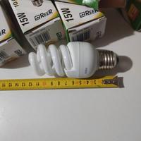 6 Lampadine REER 15W E27 Luce Calda 