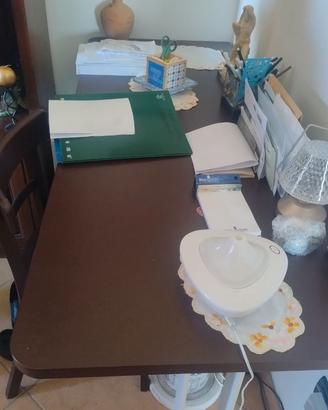 Scrivania e scarpiera