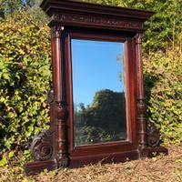 Specchio in noce fine 800