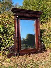 Specchio in noce fine 800