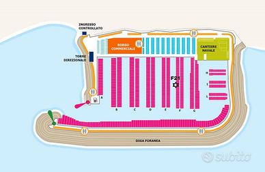 Posto - ormeggio per barca a vela o a motore