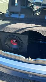 subwoofer Mtx 32 + aplificatore hertz hdp4