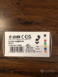 E2 1USB9CAK Presa USB 2.0 serie EROUND PIZZATO