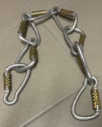 Set 6 moschettoni Kong twist lock