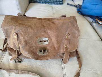 borsa postina in pelle