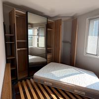 Letto matrimoniale materasso memory con testiera