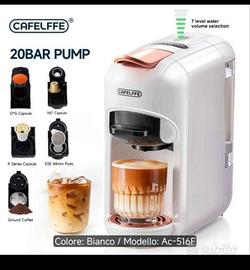 CAFELFFE Macchina da Caffè a Capsule 5-in-1