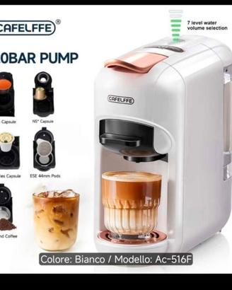 CAFELFFE Macchina da Caffè a Capsule 5-in-1