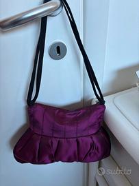 borsa in seta con tracolla regolabile 