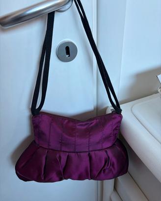 borsa in seta con tracolla regolabile 