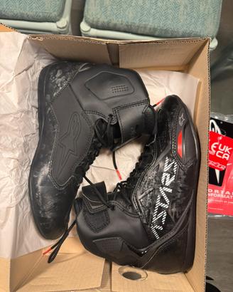Scarpe moto ALPINESTAR FASTER-3 black gun metal